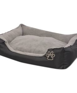 Alternative view of Lit pour chiens avec coussin rembourré Taille XL Noir