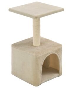 Alternative view of Arbre à chat avec griffoirs en sisal 55 cm Beige