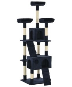 Arbre à chat avec griffoirs en sisal 170 cm Bleu