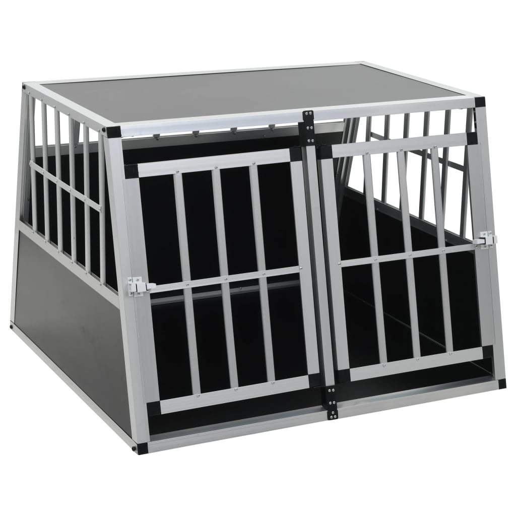 Cage pour chien à double porte 94 x 88 x 69 cm – Image 2