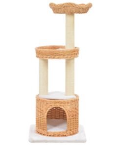 Alternative view of Arbre à chat avec griffoir en sisal Naturel Bois de saule