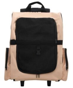 Alternative view of Chariot polyvalent pliable pour animaux de compagnie beige