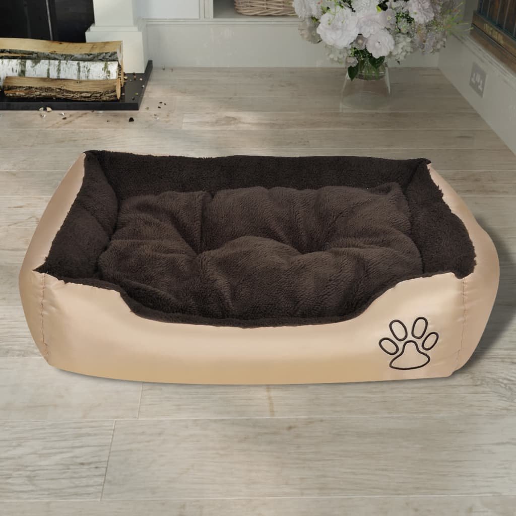 Lit chaud pour chiens avec coussin rembourré Taille XL – Image 2