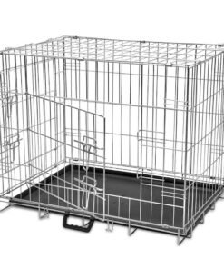 Cage métallique et pliable pour chiens L