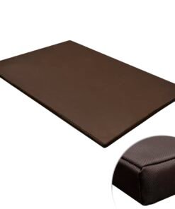 Tapis plat pour chiens Rectangulaire Marron Taille XL