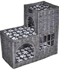 Arbre/maison/château à chat avec coussin Saule