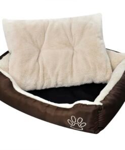 Lit pour chiens Marron et beige XXL