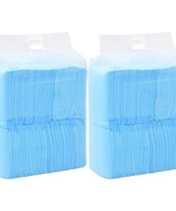 Tapis d’hygiène pour chiens 200 pcs 60 x 60 cm Tissu non tissé