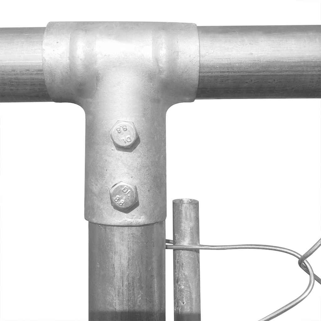 Chenil extérieur pour chiens Acier galvanisé 570x570x185 cm – Image 4