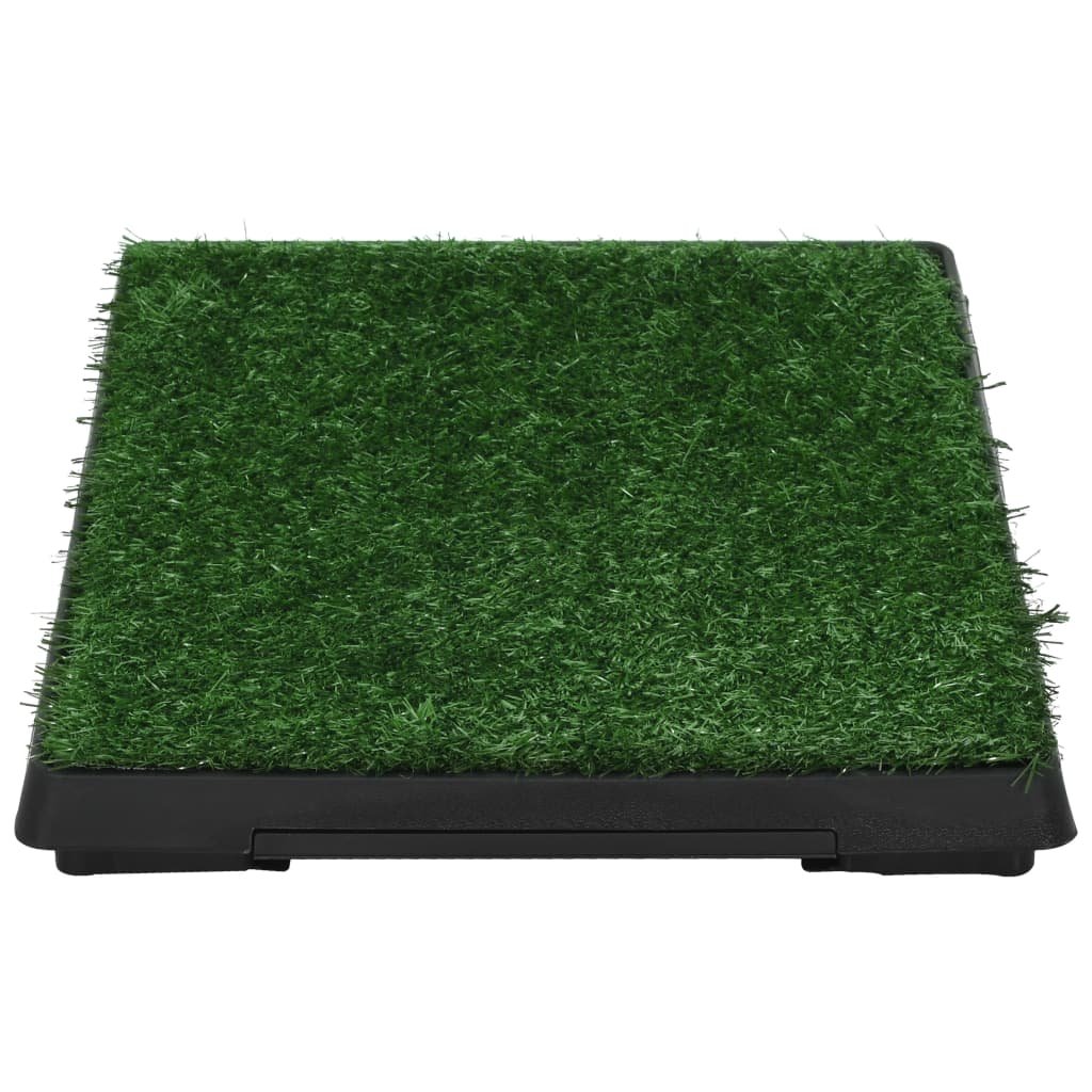 Tapis pour animaux avec plateau et gazon artificiel Vert – Image 3