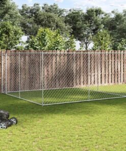 Chenil extérieur pour chiens 383x383x185 cm