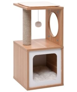 Arbre à chat avec tapis à gratter en sisal 60 cm
