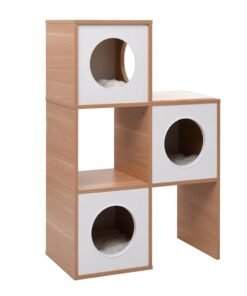 Maison de chat avec tapis à gratter en sisal 100 cm