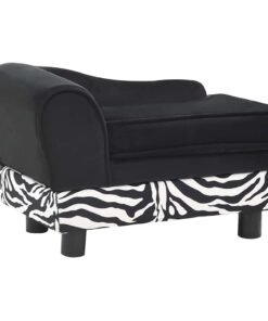 Alternative view of Canapé pour chien Noir 57x34x36 cm Peluche