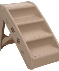 Alternative view of Escaliers pliables pour chiens Marron 62x40x49,5 cm