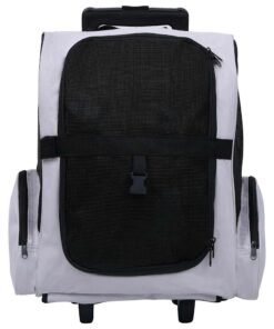 Alternative view of Chariot polyvalent pliable pour animaux de compagnie gris