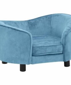 Alternative view of Canapé pour chien Turquoise 69x49x40 cm Peluche