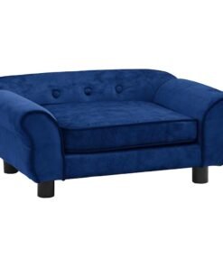 Alternative view of Canapé pour chien Bleu 72x45x30 cm Peluche