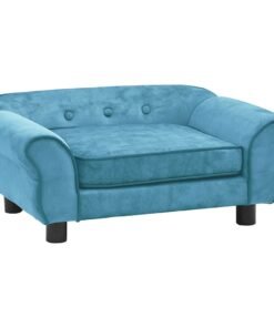 Alternative view of Canapé pour chien Turquoise 72x45x30 cm Peluche