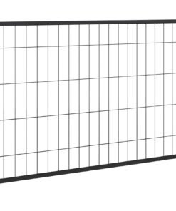 Alternative view of Kennel pour Chiens Noir 300 x 100 x 70 cm Acier