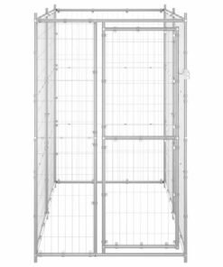 Alternative view of Chenil extérieur pour chiens Acier galvanisé 110x220x180 cm