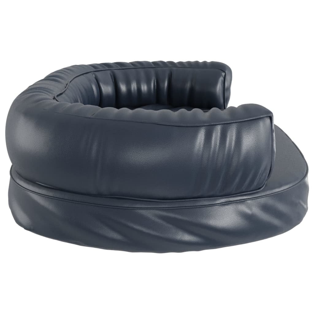 Lit pour chien ergonomique Mousse Bleu foncé 88x65cm Similicuir – Image 5