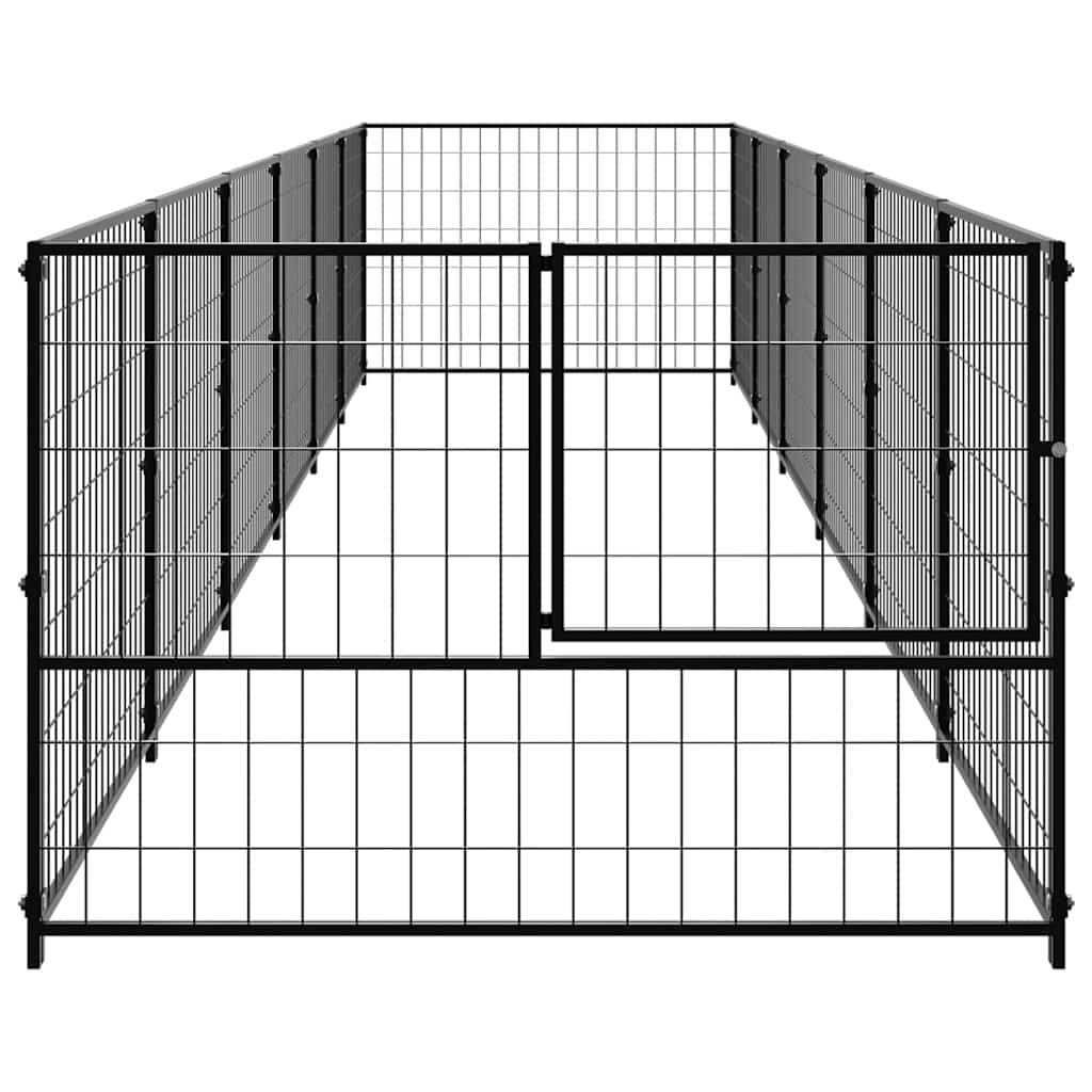 Chenil Noir 6 m² Acier – Image 4