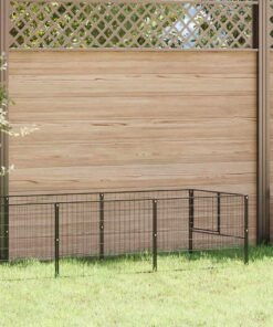 Chenil Noir 10 m² Acier