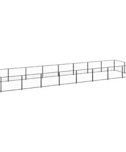 Alternative view of Chenil Noir 16 m² Acier