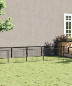 Chenil Noir 18 m² Acier