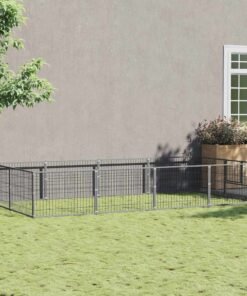 Chenil Argenté 8 m² Acier