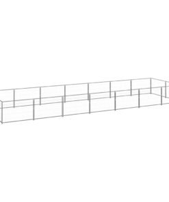 Chenil Argenté 14 m² Acier