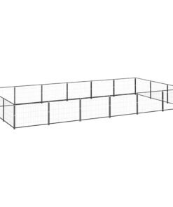 Alternative view of Chenil Noir 18 m² Acier