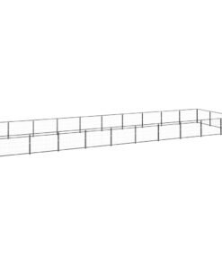 Alternative view of Chenil Noir 30 m² Acier