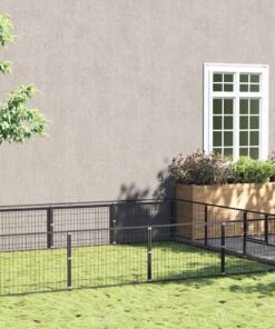 Chenil Noir 30 m² Acier