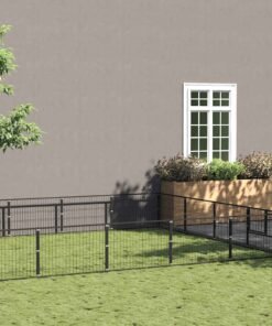 Chenil Noir 28 m² Acier