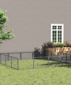 Chenil Argenté 16 m² Acier