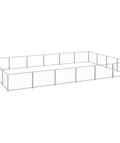 Alternative view of Chenil Argenté 24 m² Acier