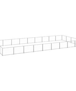 Alternative view of Chenil Argenté 36 m² Acier
