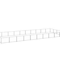 Alternative view of Chenil Argenté 40 m² Acier