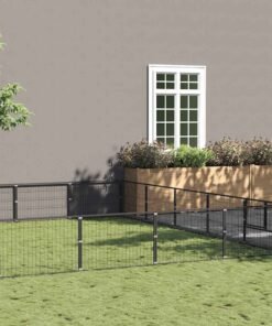 Chenil Noir 35 m² Acier