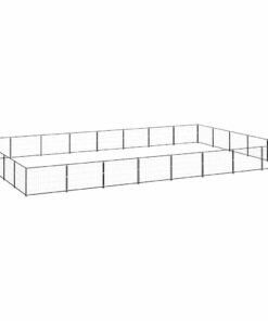 Alternative view of Chenil Noir 40 m² Acier