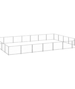 Alternative view of Chenil Argenté 35 m² Acier