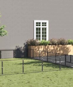 Chenil Noir 48 m² Acier