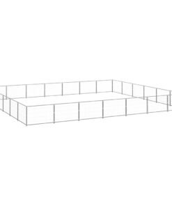 Alternative view of Chenil Argenté 42 m² Acier