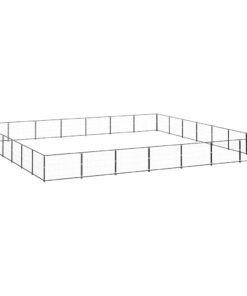 Alternative view of Chenil Noir 49 m² Acier