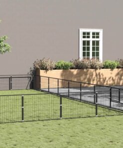 Chenil Noir 80 m² Acier