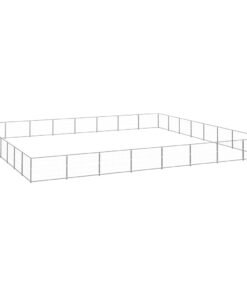 Alternative view of Chenil Argenté 64 m² Acier