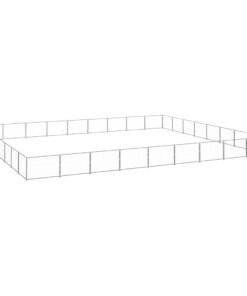 Alternative view of Chenil Argenté 72 m² Acier
