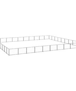 Alternative view of Chenil Noir 90 m² Acier